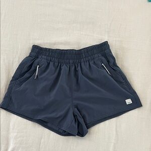 Vuori Women's Navy Athletic Shorts
